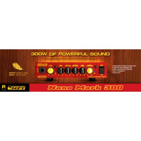 Markbass NANO MARK 300 - wzmacniacz typu head 300W